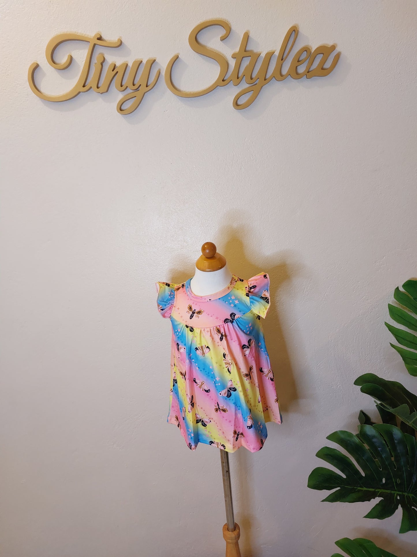 Butterfly Pattern Dress