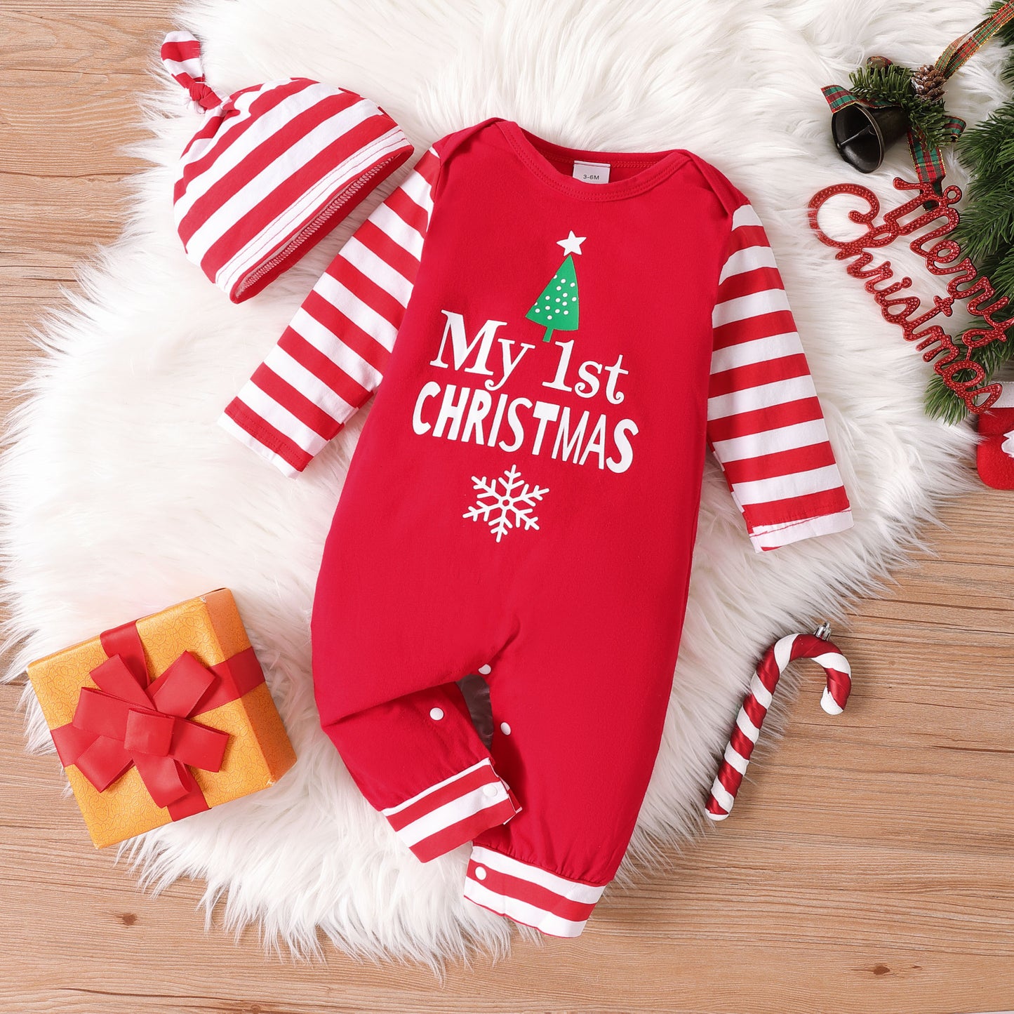 1st Christmas Jumpsuit Set