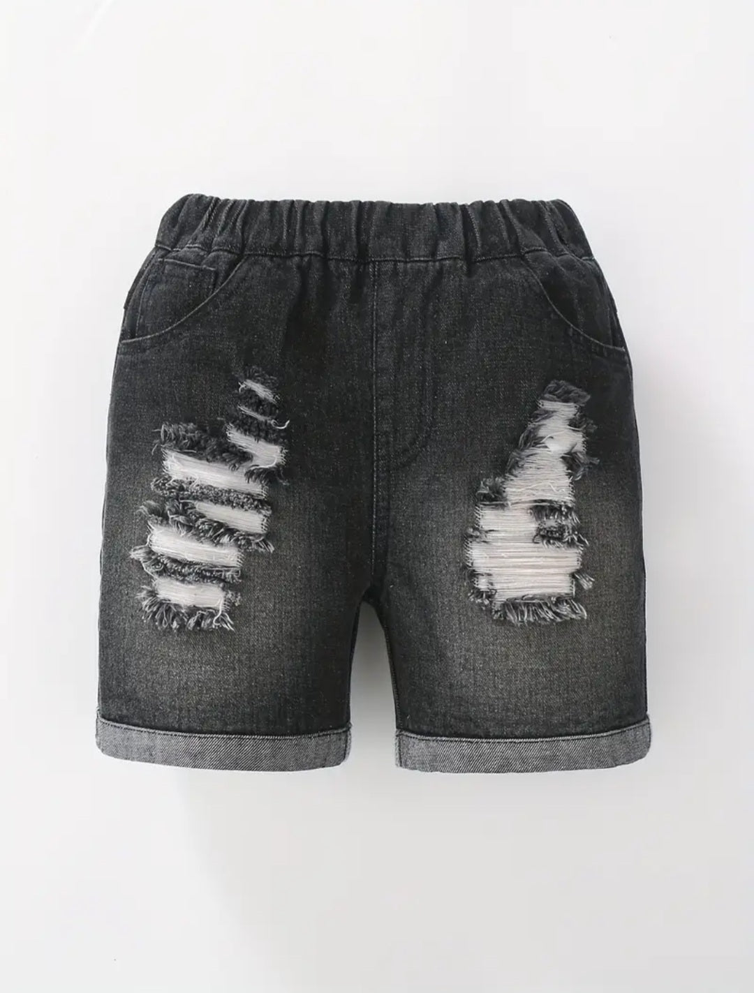Ripped Demin Shorts