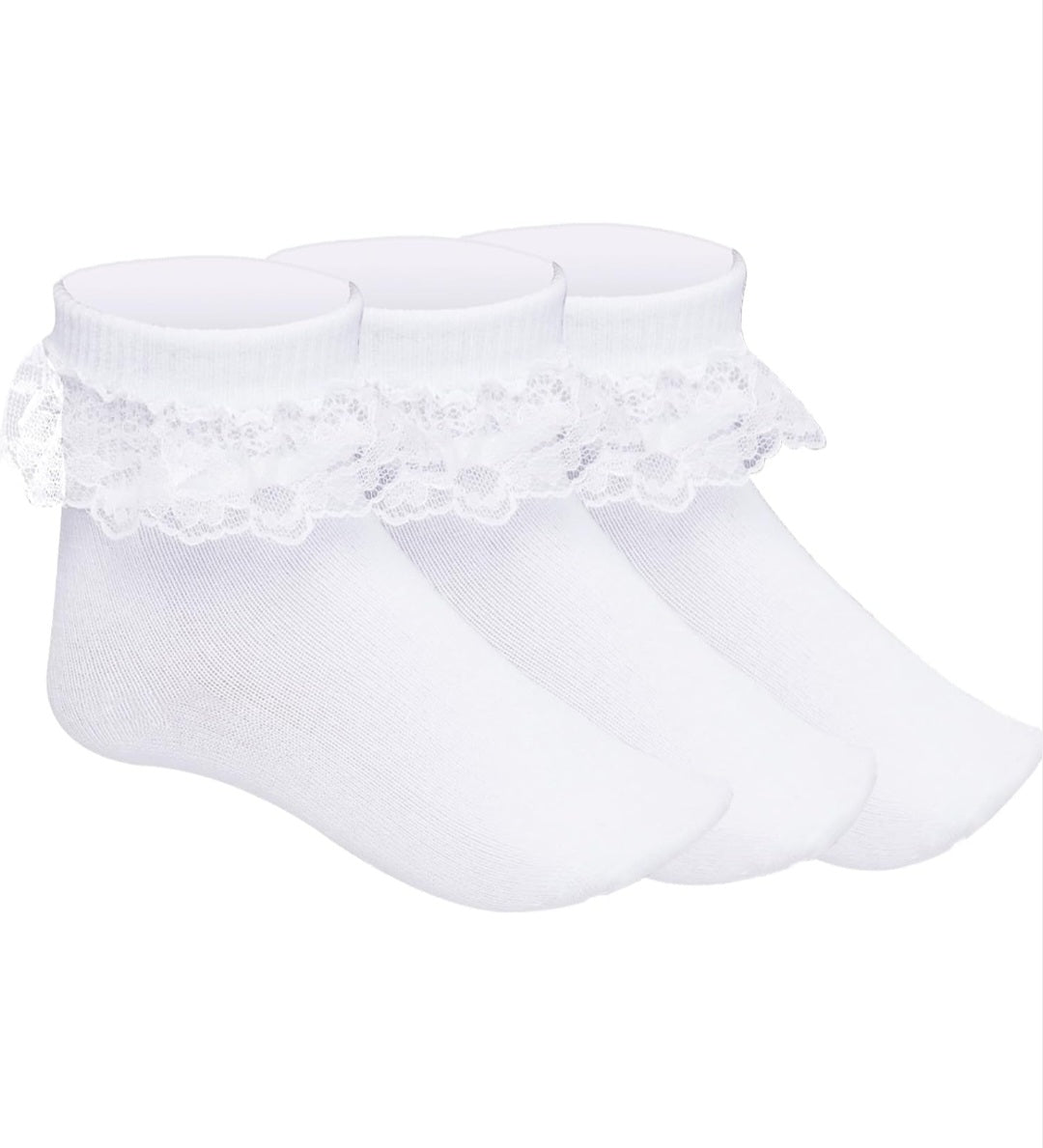 Ruffled Lace Socks