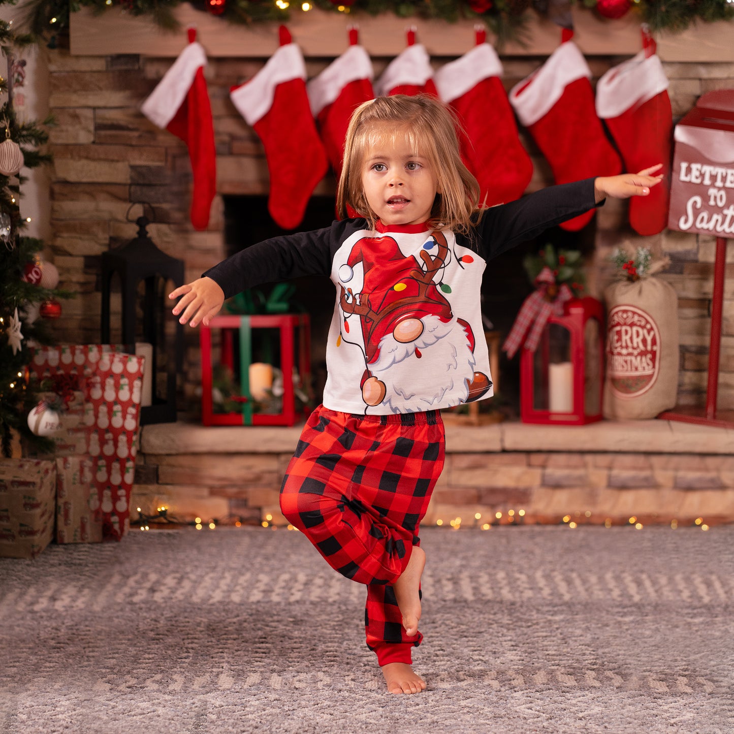 Gnome Pajamas Set - Kids