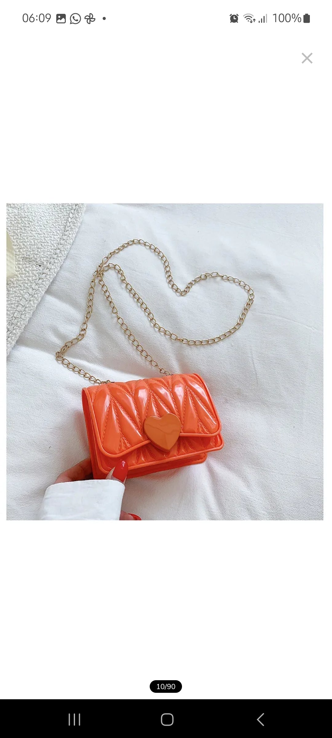 Silicone Heart Crossbody Bag