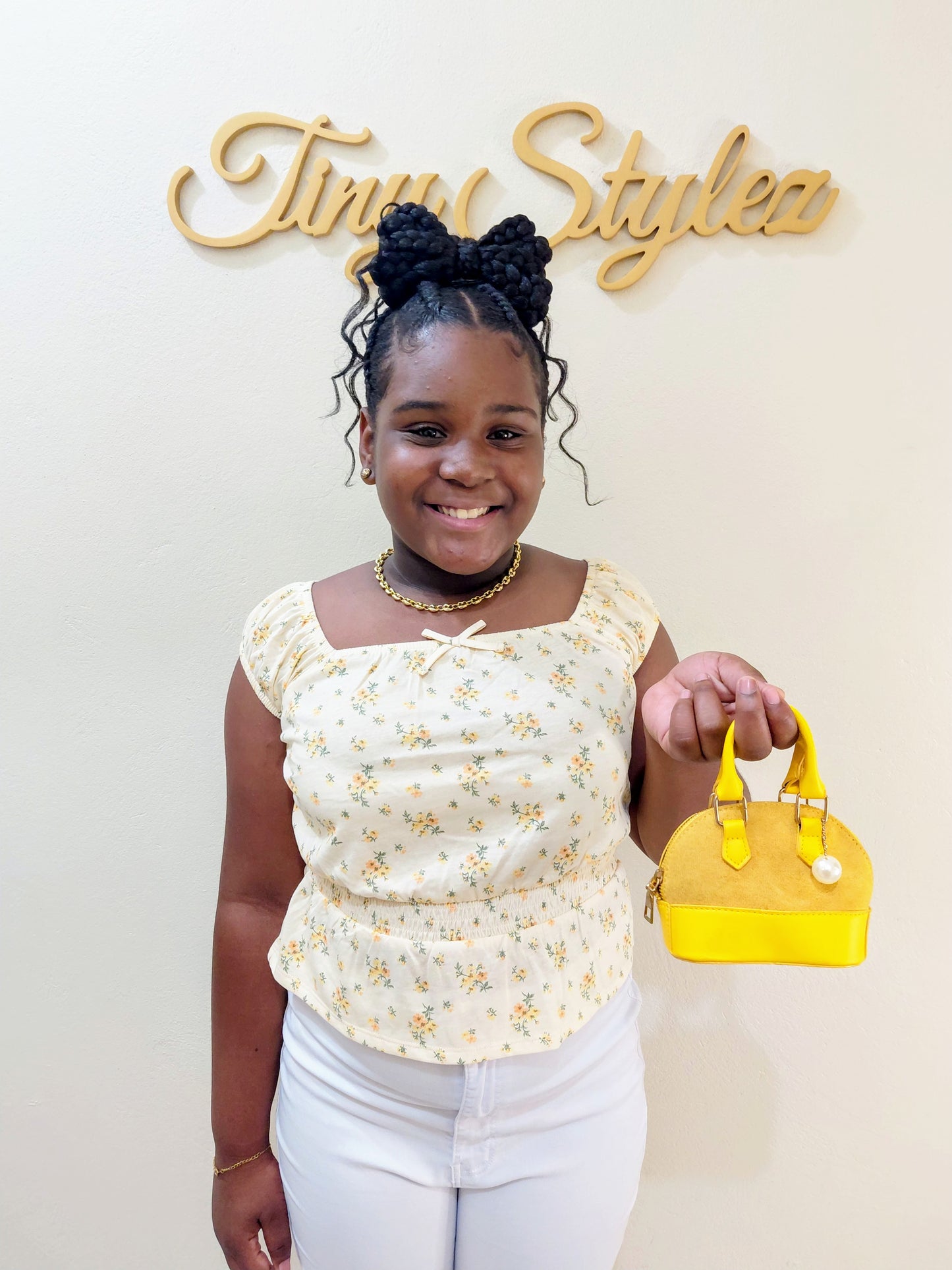 Golden Smock Top