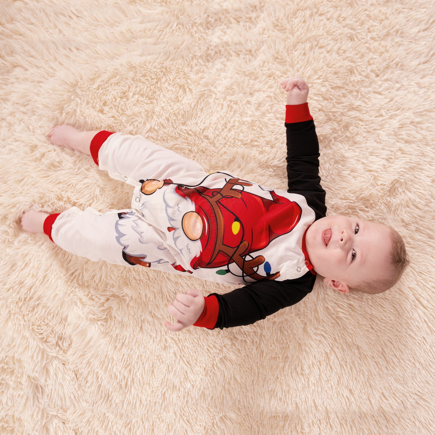 Gnome Print Baby Pajamas