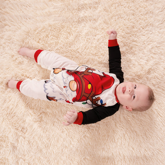 Gnome Print Baby Pajamas