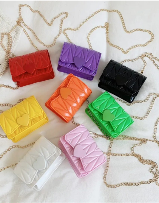 Silicone Heart Crossbody Bag