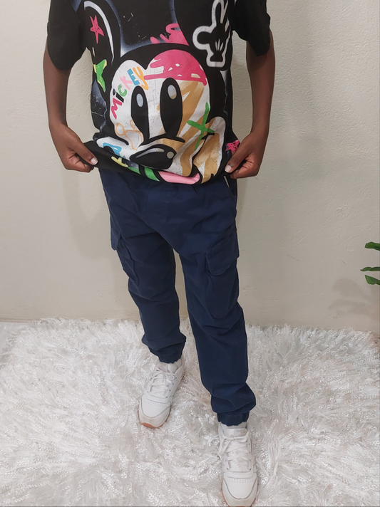 Boy Cargo Jogger Pants