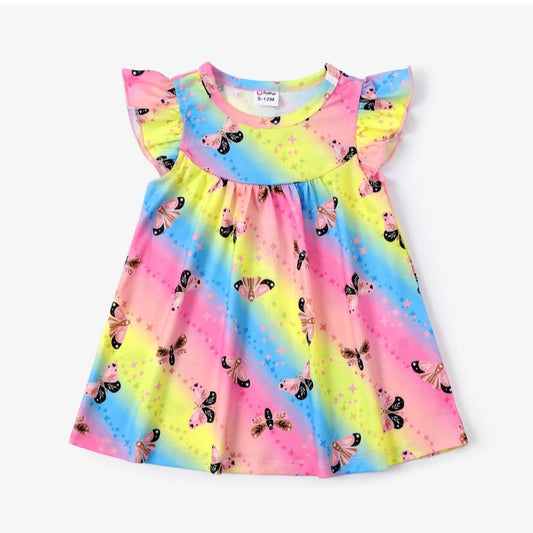 Butterfly Pattern Dress