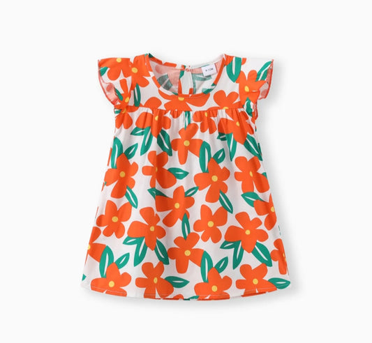 Sunshine Floral Pattern Dress