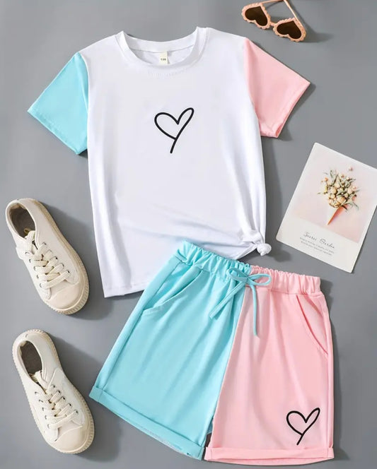 Heart Short Set