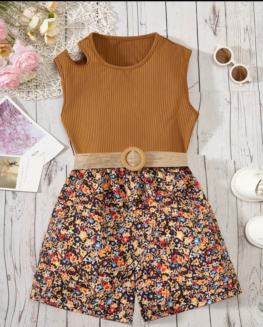 Floral Short Set