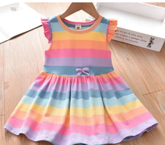 Multicolor Stripe Dress