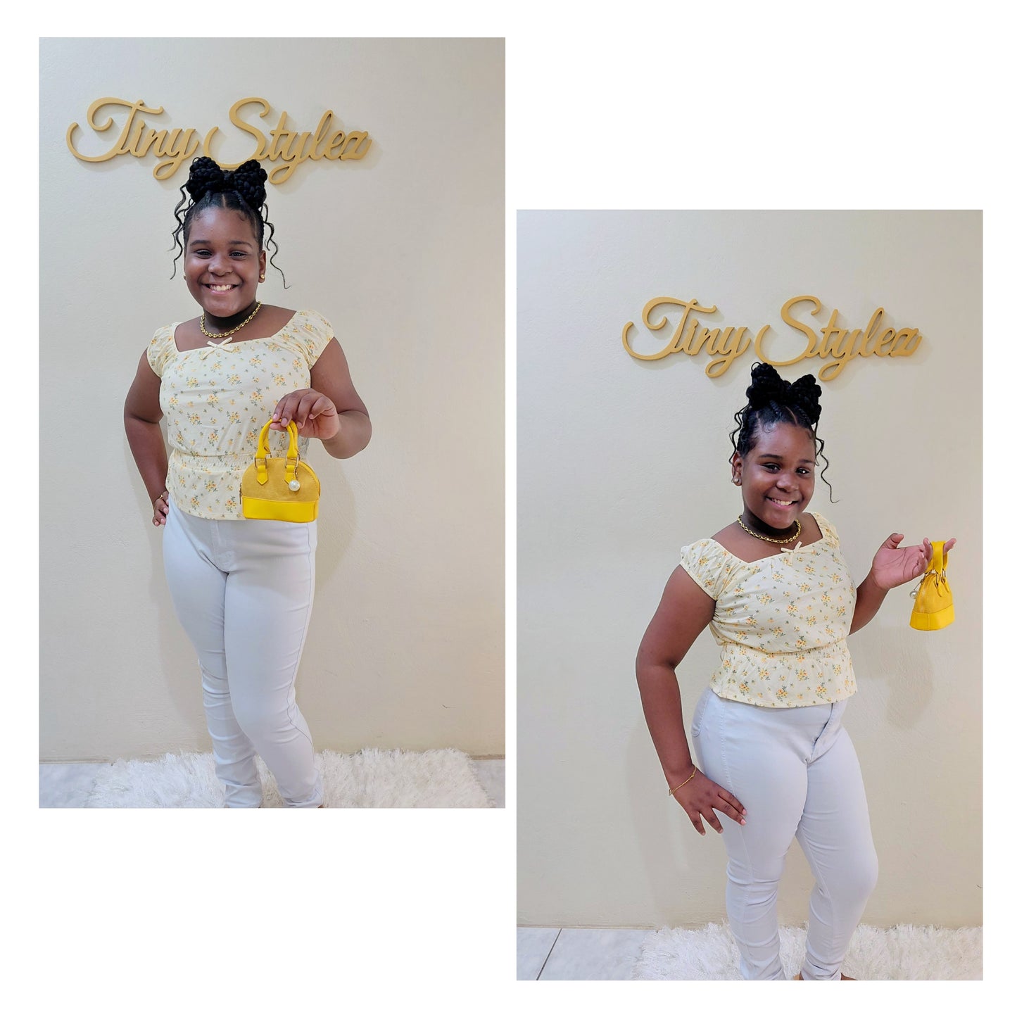 Golden Smock Top