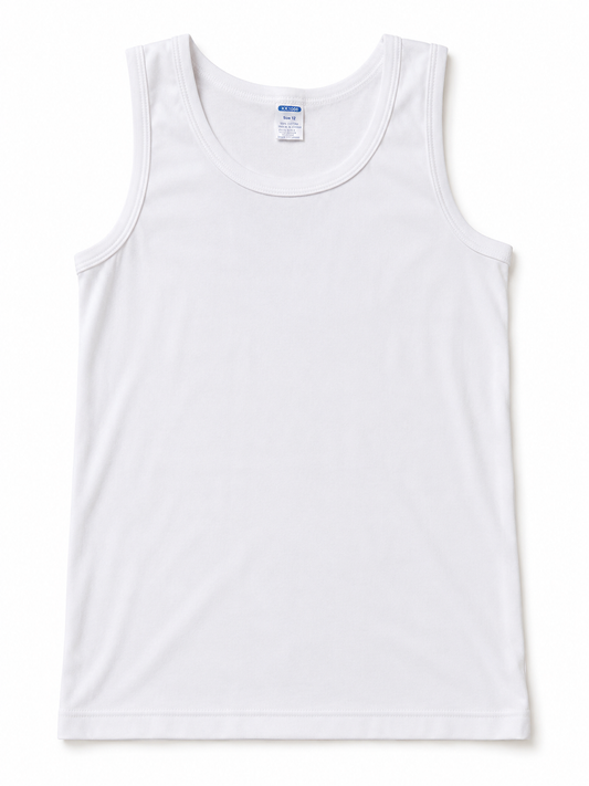 Girl Plain Band Tank- Vest