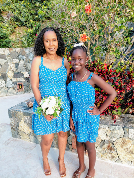 Bluebell Flounce Dress-Child