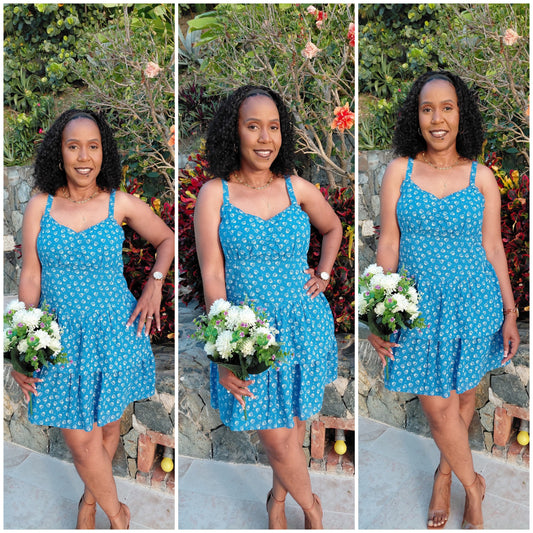 Bluebell Flounce Dress - Adult