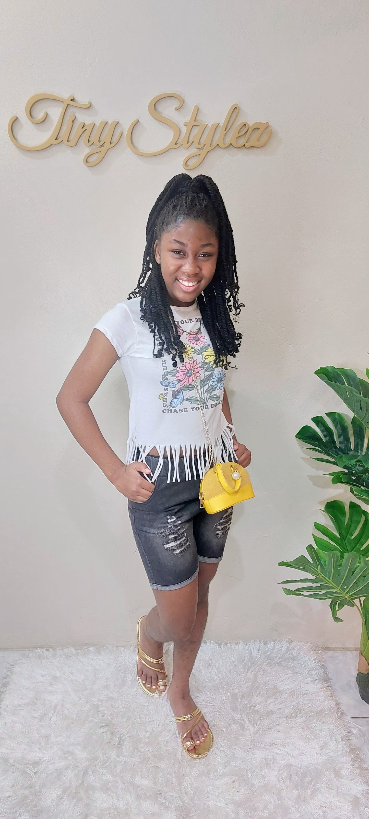 Girls Fringe Top