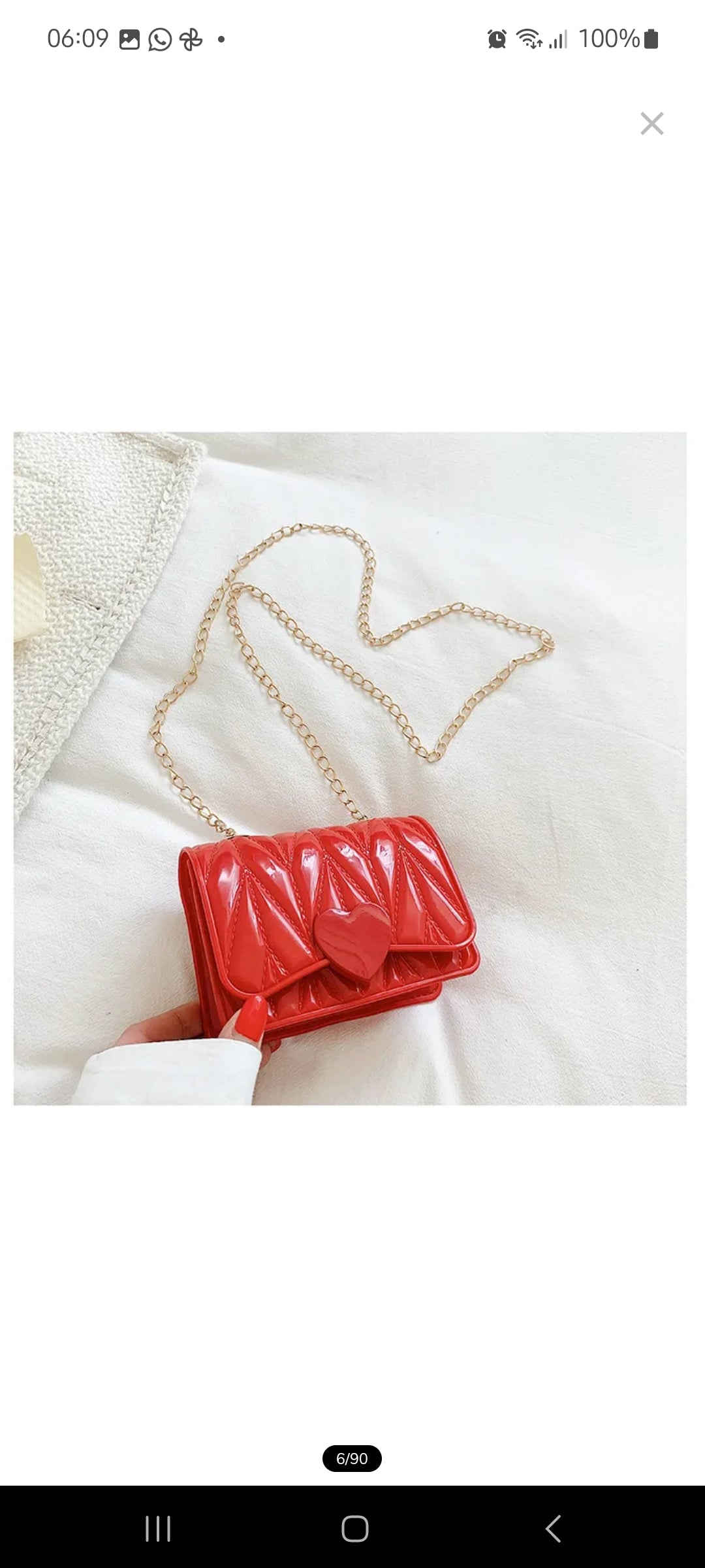Silicone Heart Crossbody Bag