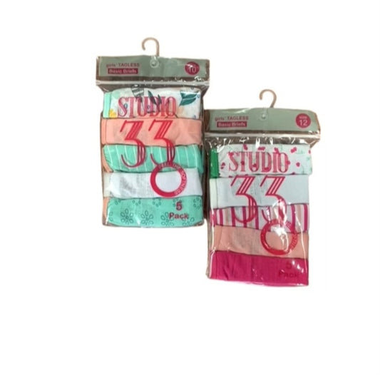 Girls Panties 5pk