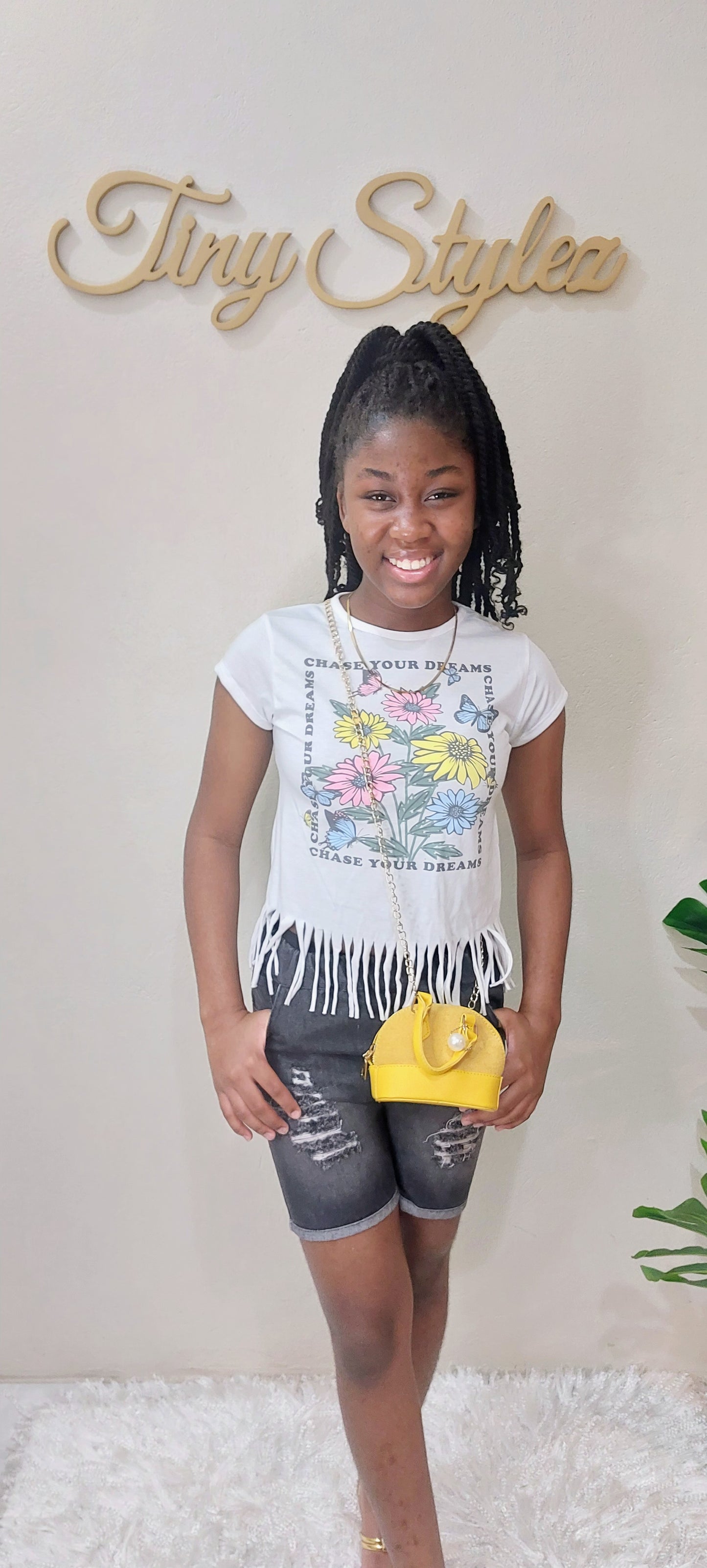 Girls Fringe Top