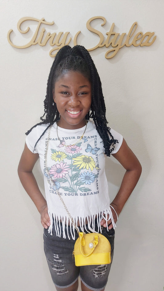 Girls Fringe Top