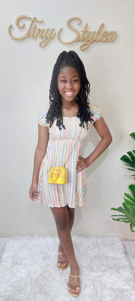 Girls Lurex Dress